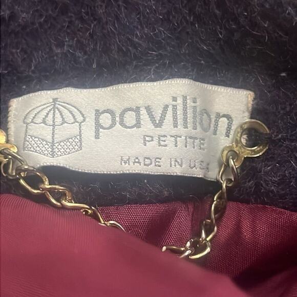 VTG PAVILION PETITE LINED DOUBLE BREASTED 100% PEA COAT SIZE‎ L - Picture 4 of 7